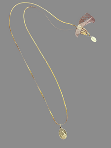 French medal necklace