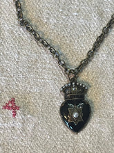 Load image into Gallery viewer, Crowned heart necklace
