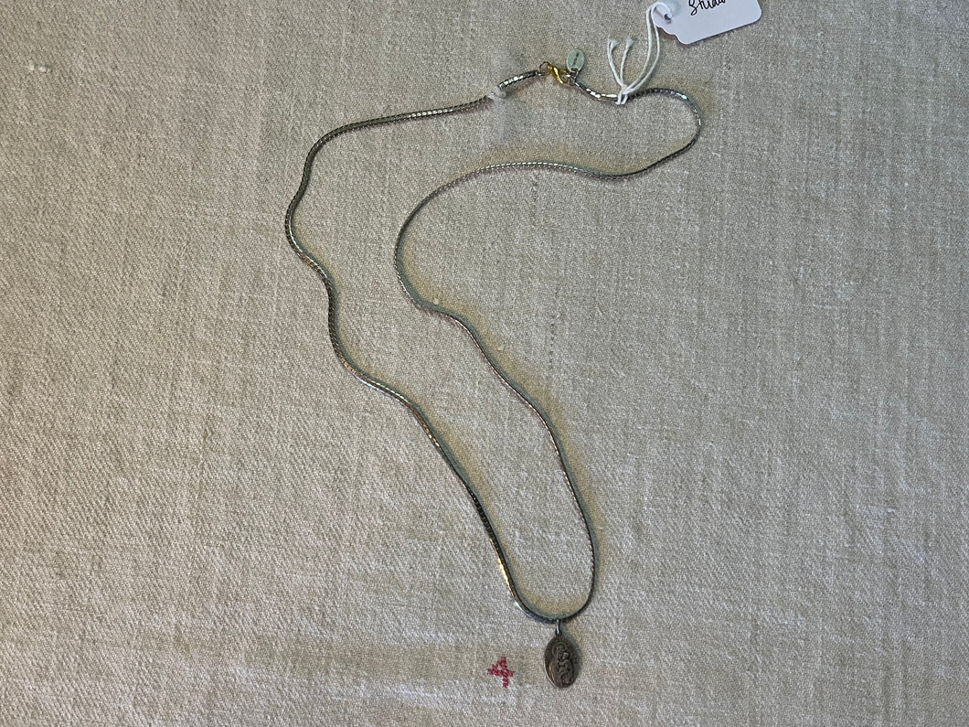 French medal necklace