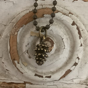Large Pinecone necklace
