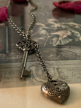 Load image into Gallery viewer, Heart &amp; Key Necklace
