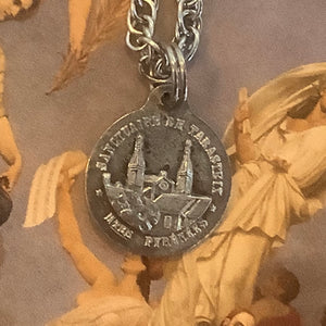 French medal necklace
