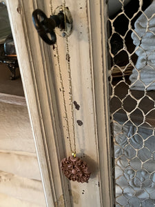 Pink Medallion Necklace